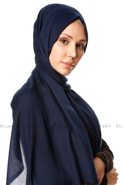 Semahat - Hijab Azul Marino - Özsoy