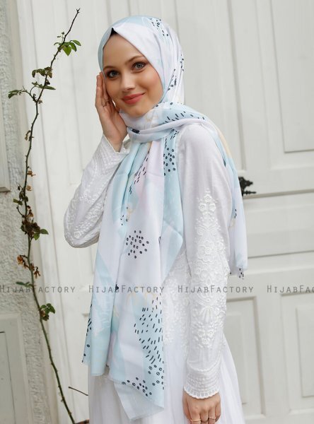 Yumna - Hijab Estampado Verde