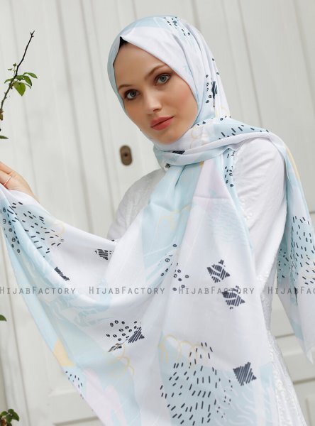 Yumna - Hijab Estampado Verde