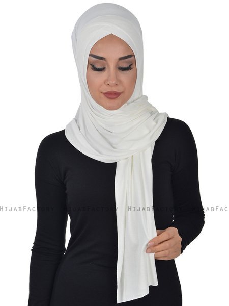 Sofia - Hijab De Algodón Práctico Crema