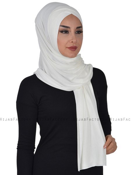 Sofia - Hijab De Algodón Práctico Crema
