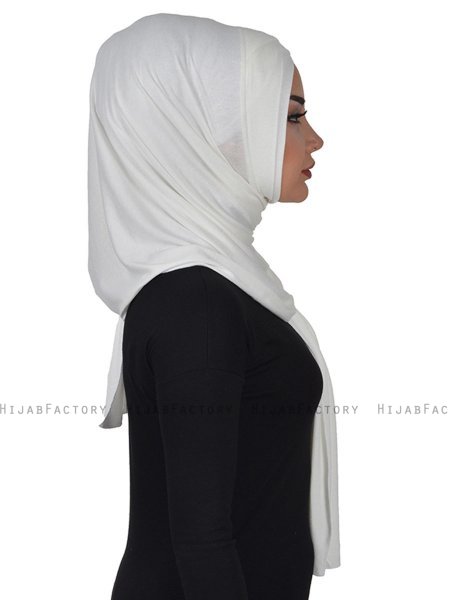 Sofia - Hijab De Algodón Práctico Crema