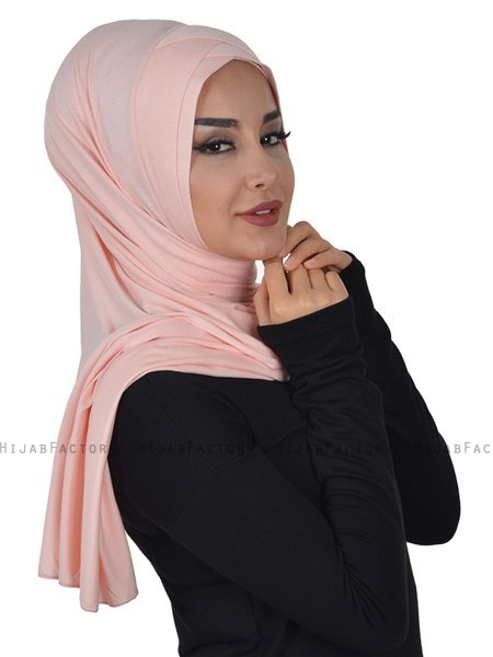 Sofia - Hijab De Algodón Práctico Rosa De Antaño