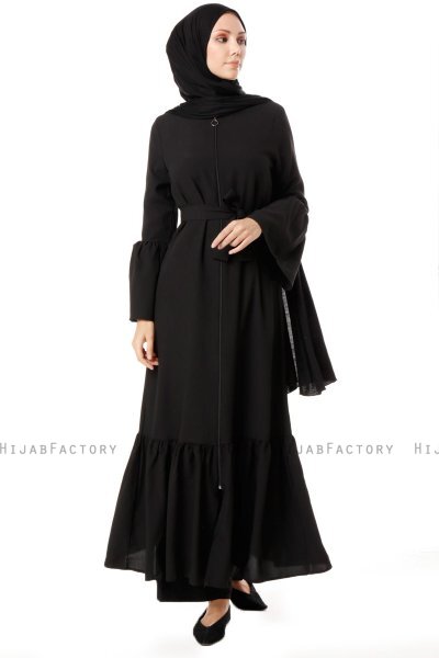 Soraya - Abaya Negro - Miss Cazibe