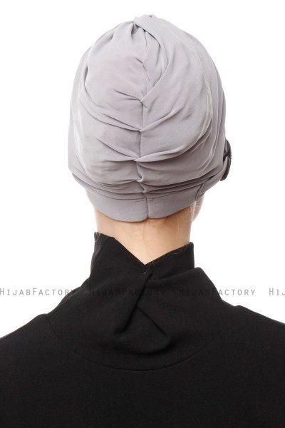 Sumeyye - Turbante Gris Claro
