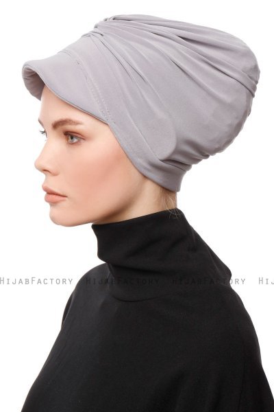 Sumeyye - Turbante Gris Claro