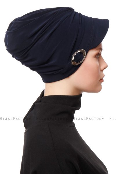 Sumeyye - Turbante Azul Marino