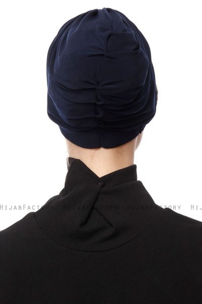 Sumeyye - Turbante Azul Marino