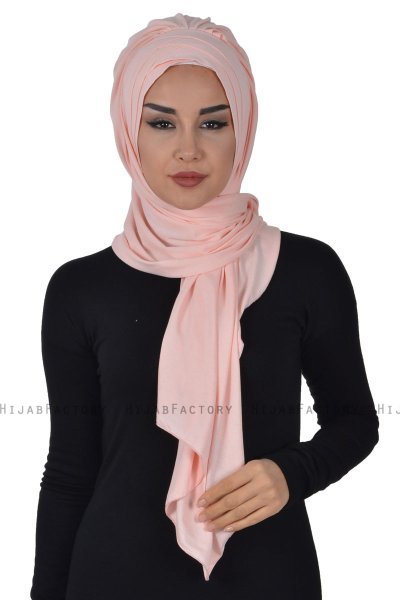 Tamara - Hijab De Algodón Práctico Rosa De Antaño