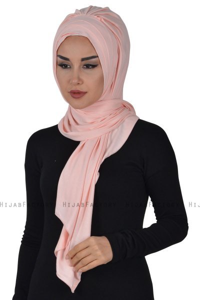 Tamara - Hijab De Algodón Práctico Rosa De Antaño