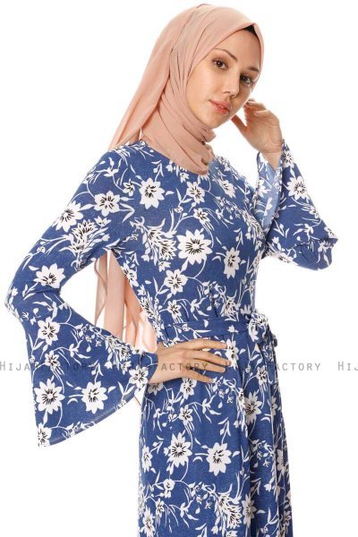 Turna - Vestido Floral Azul