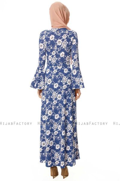 Turna - Vestido Floral Azul