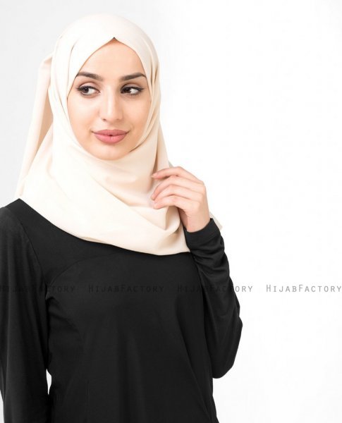 Whisper Pink - Ljusrosa Georgette Hijab InEssence Ayisah 5XA21c