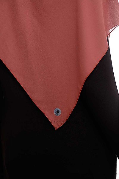 Yara - Hijab Crepe One-Piece Práctico Clay