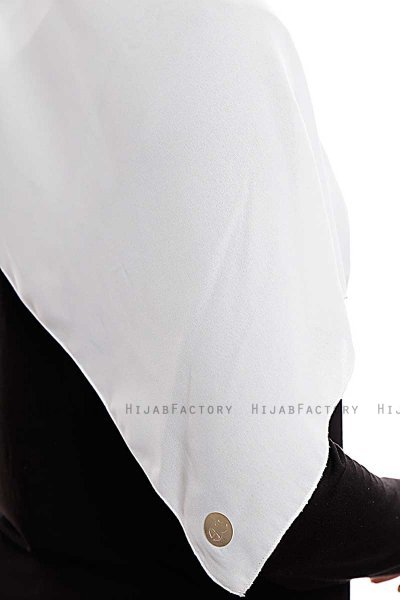 Yara - Hijab Crepe One-Piece Práctico Crema