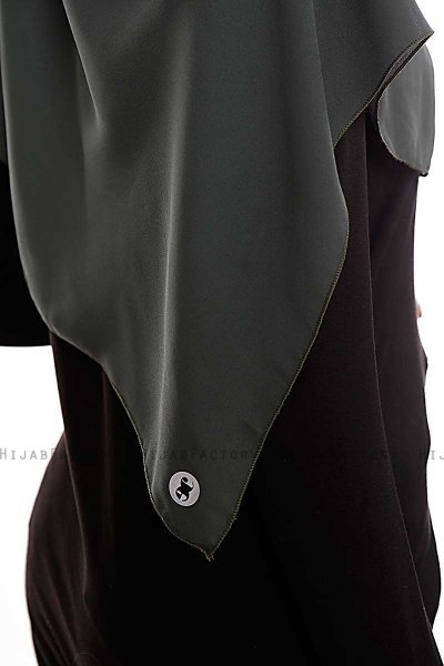 Yara - Hijab Crepe One-Piece Práctico Caqui