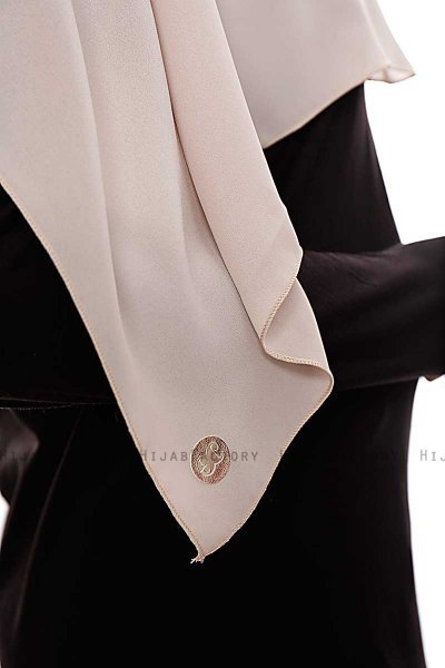 Yara - Hijab Crepe One-Piece Práctico Taupe Claro