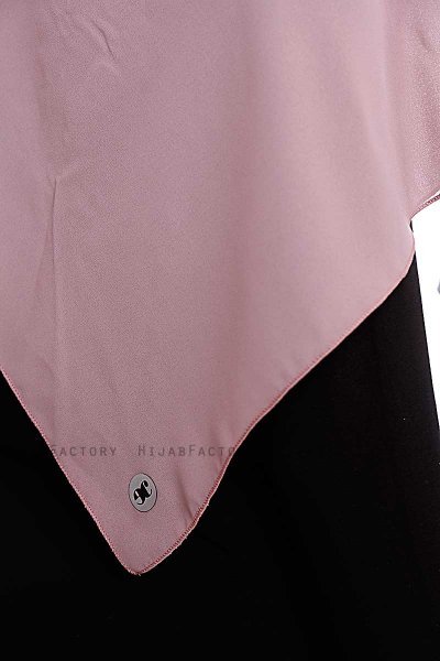 Yara - Hijab Crepe One-Piece Práctico Rosa Oscuro