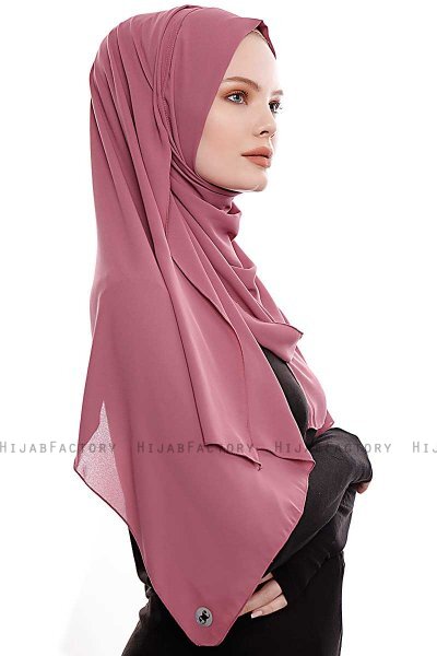 Yara - Hijab Crepe One-Piece Práctico Punch