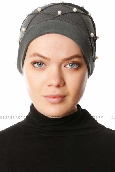 Yaren - Turbante Crepe Chiffon Caqui - Sehr-i Sal