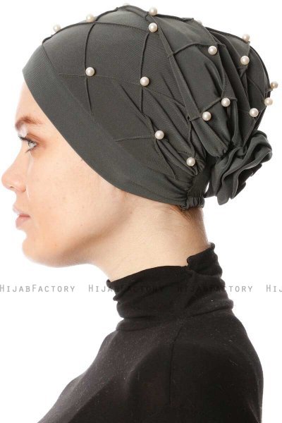 Yaren - Turbante Crepe Chiffon Caqui - Sehr-i Sal