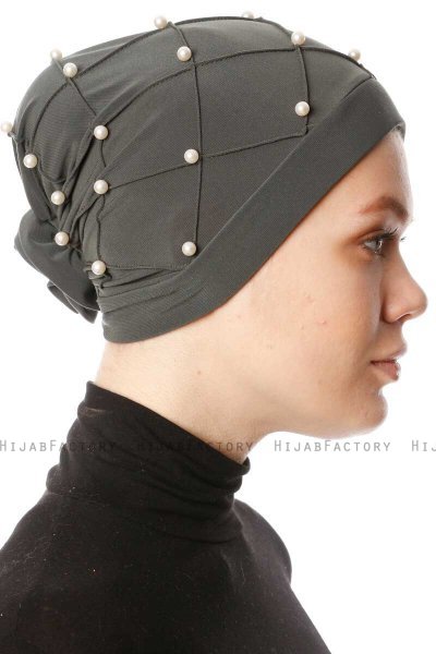 Yaren - Turbante Crepe Chiffon Caqui - Sehr-i Sal