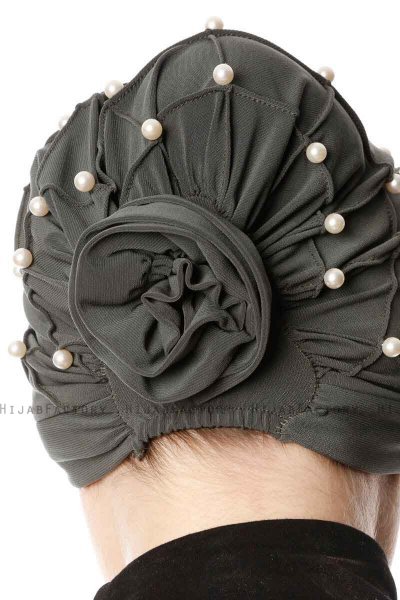 Yaren - Turbante Crepe Chiffon Caqui - Sehr-i Sal