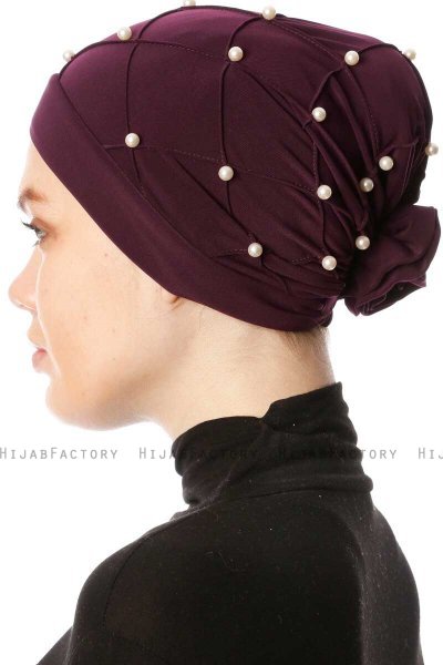 Yaren - Turbante Crepe Chiffon Púrpura - Sehr-i Sal
