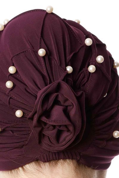 Yaren - Turbante Crepe Chiffon Púrpura - Sehr-i Sal