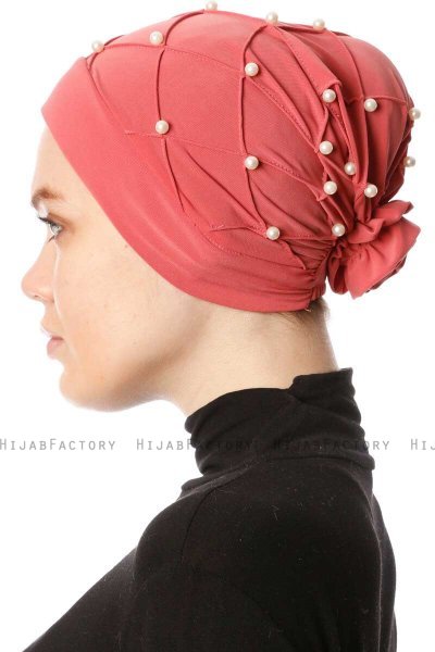 Yaren - Turbante Crepe Chiffon Rosa Oscuro - Sehr-i Sal