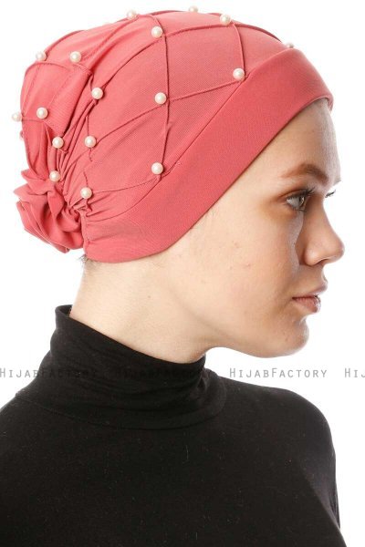 Yaren - Turbante Crepe Chiffon Rosa Oscuro - Sehr-i Sal