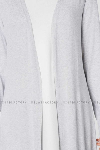 Yasmin Grå Lång Cardigan Miss Halima 280088e