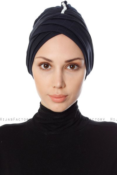 Yonca - Turbante Azul Marino