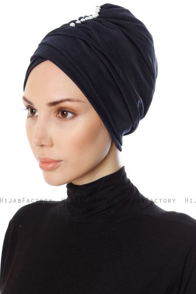 Yonca - Turbante Azul Marino