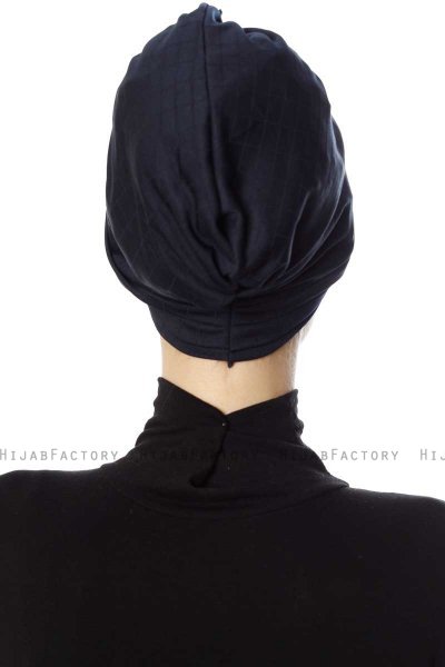 Yonca - Turbante Azul Marino