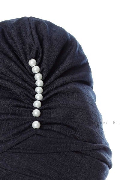 Yonca - Turbante Azul Marino