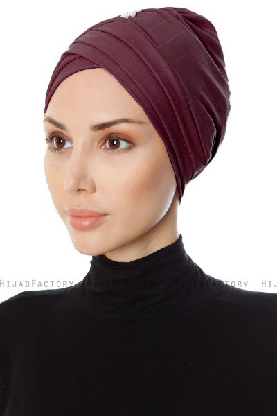 Yonca - Turbante Ciruelas