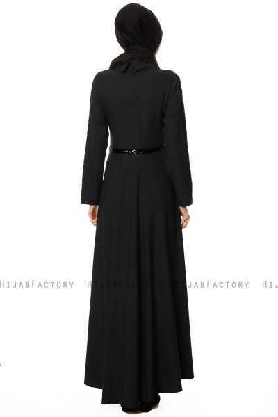 Yussra - Vestido Negro - Burun