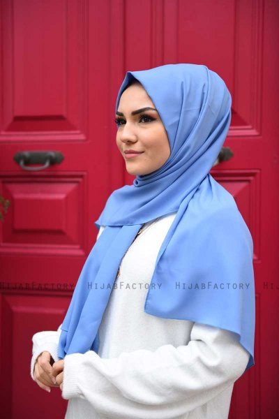 Zahra - Hijab De Crepe Índigo - Mirach