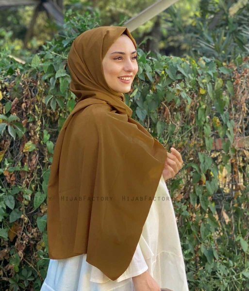 Zahra - Hijab De Crepe Camello - Mirach