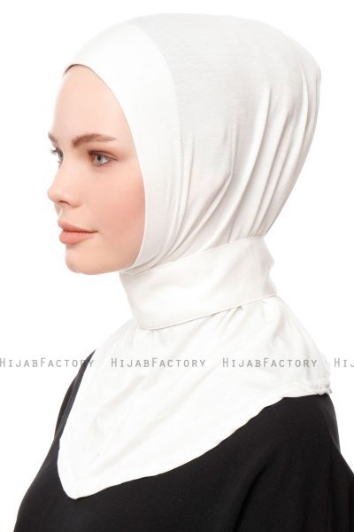 Zeliha - Hijab Práctico Viscosa Crema