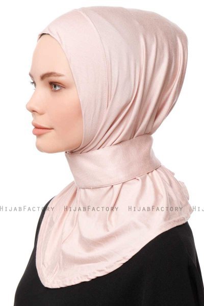 Zeliha - Hijab Práctico Viscosa Rosa De Antaño