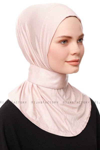 Zeliha - Hijab Práctico Viscosa Rosa De Antaño