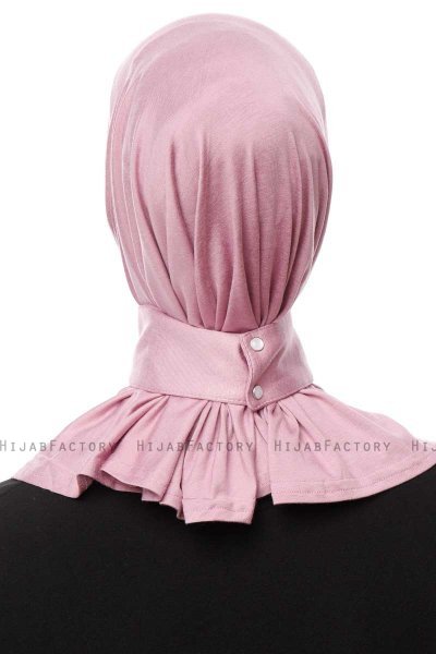 Zeliha - Hijab Práctico Viscosa Púrpura