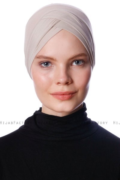 Zeynep - Pañuelo Parizien Taupe Claro - Ecardin