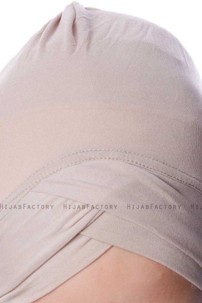 Zeynep - Pañuelo Parizien Taupe Claro - Ecardin