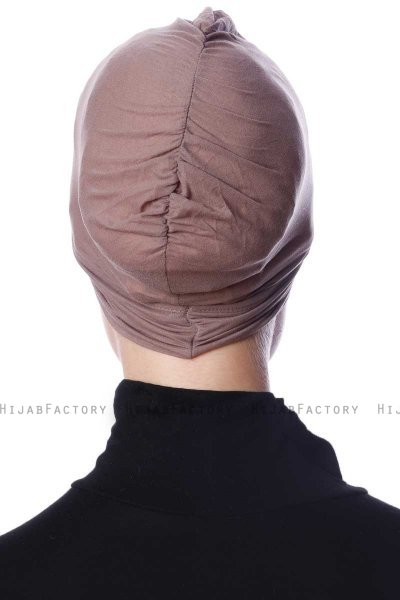 Zeynep - Pañuelo Parizien Taupe Oscuro - Ecardin