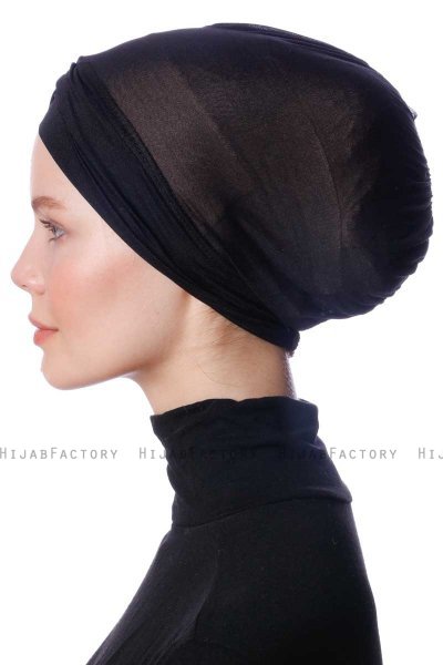 Zeynep - Pañuelo Parizien Negro - Ecardin