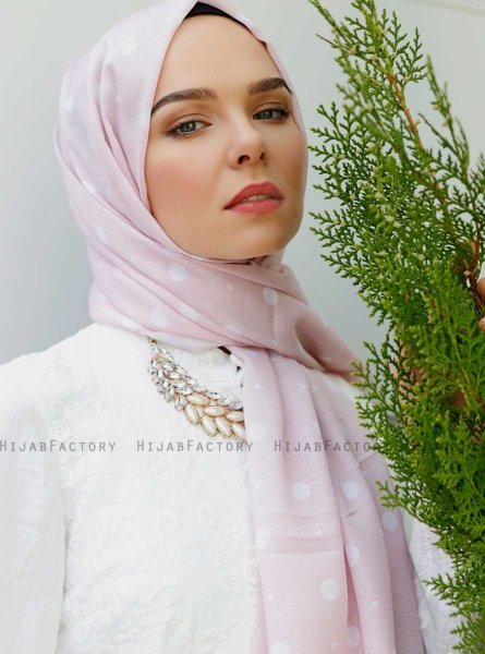 Zinera - Hijab Estampado Rosado - Sal Evi