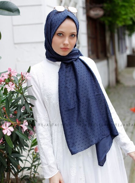 Malika - Hijab Azul Marino - Sal Evi